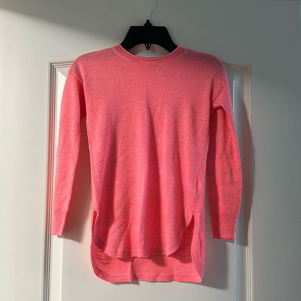 Gap kids hot pink sweater , size 6-7